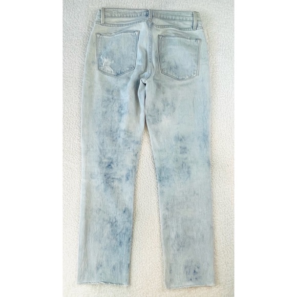 FRAME DENIM • Cloud Blue Tie Dye Le High Straight Leg Jeans - Picture 8 of 16